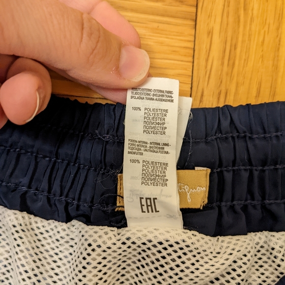 Philippe Matignon Navy/White Swimming trunks short size S - Picture 4 of 8